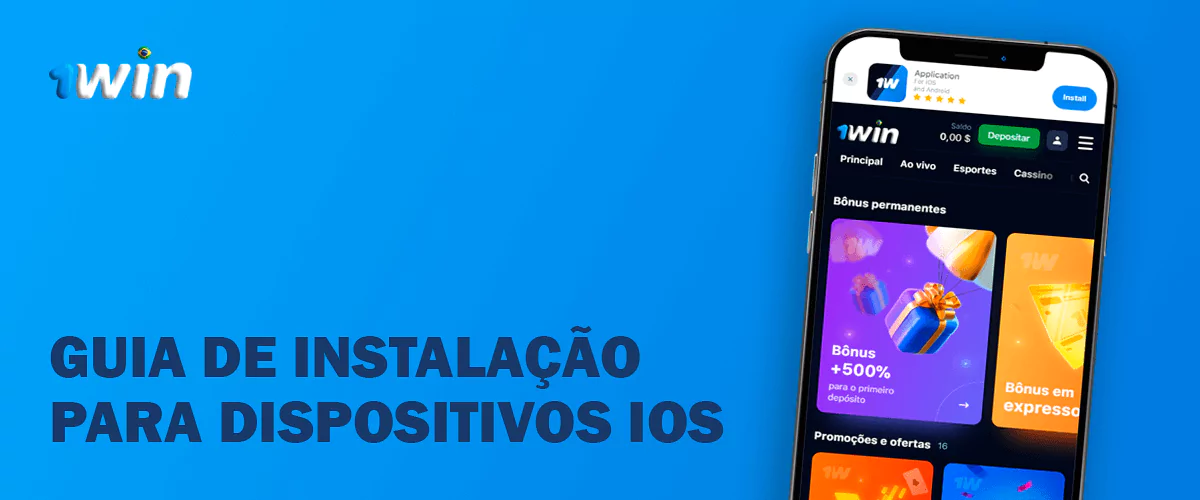 Instalação 1Win para dispositivos iOS